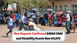 August Surprise: SASSA Increases Child and Disability Grants to R3,070!