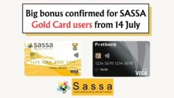 Confirmed: R500 Bonus for SASSA Gold Card Holders on 14 July!