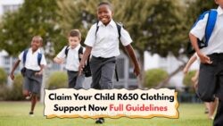 R650 Schoolwear Grant Kicks Off 19 July – Government Urges Parents to Apply Before Time Runs Out!